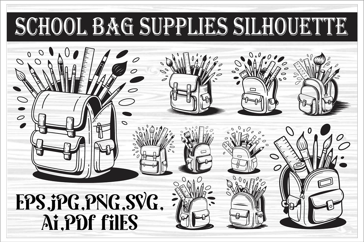 Child school bag line art symbol, an Illustration by Amazin_art (Photo 1 of 11)