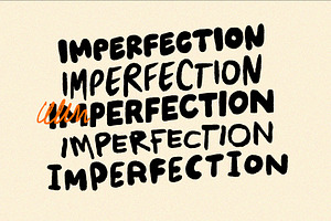 Imperfectionist Handwriting Font Kit