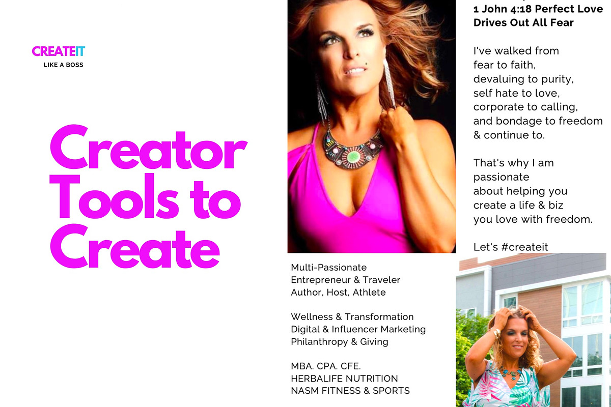 Creator Tools to Create, a Marketing Template by Miss Creator (Photo 2 of 4)