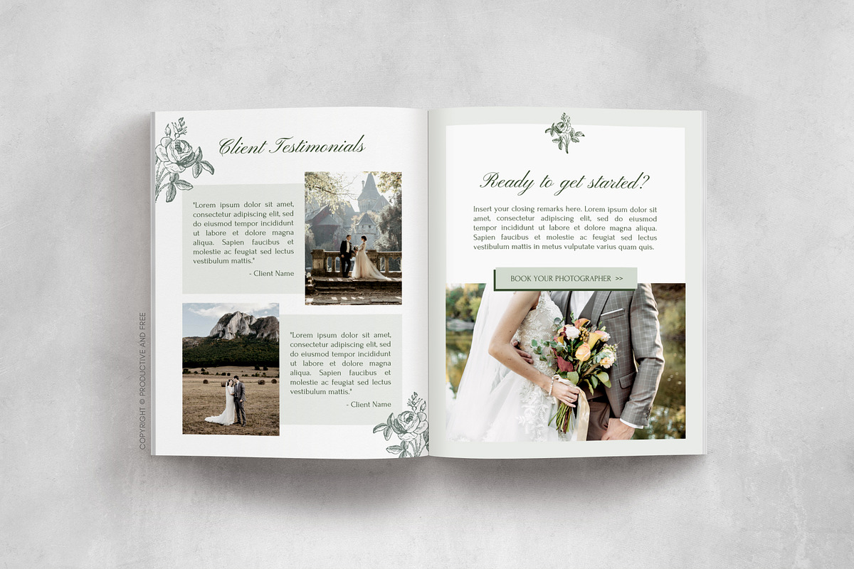 Photographer Pricing Guide, a Magazine Template by ProductiveandFree (Photo 8 of 9)