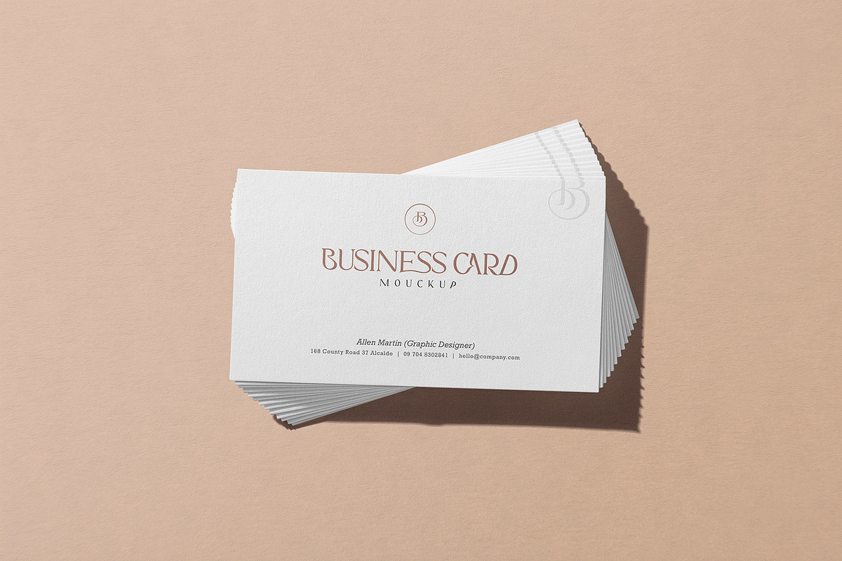 Minimal Business Card Mockup, a Product Mockup by GfxFoundry (Photo 4 of 5)