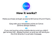 60 Church Flyers Bundle, 4x4 Canva, a Flyer Template by FLYERHIVE (Thumbnail 5 of 5)