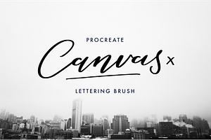 iPad Lettering Brush - Canvas