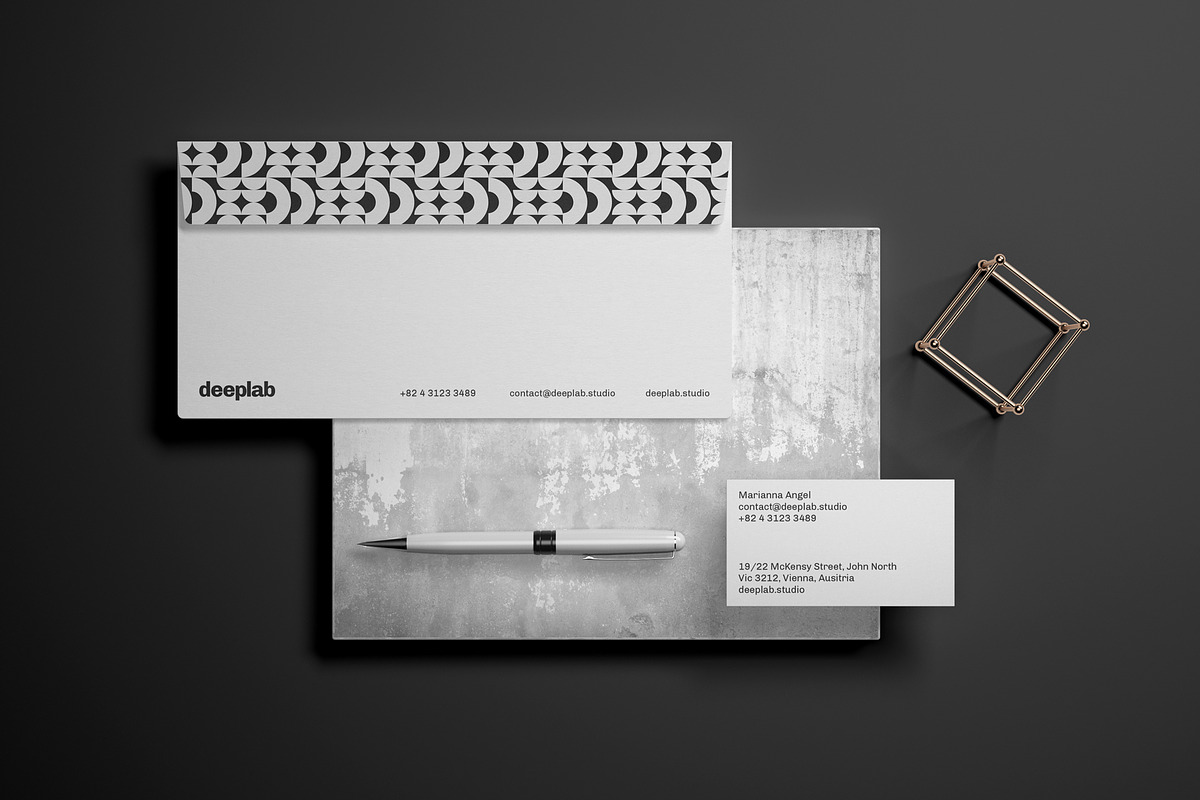 Elegant Stationery Branding Mockup, a Product Mockup by Deeplab (Photo 17 of 21)
