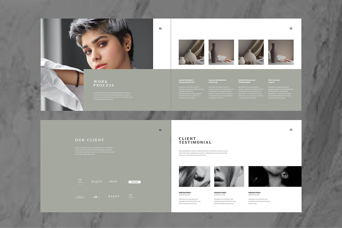 Landscape Company Profile | InDesign, a Brochure Template by HR Studio (Photo 7 of 9)