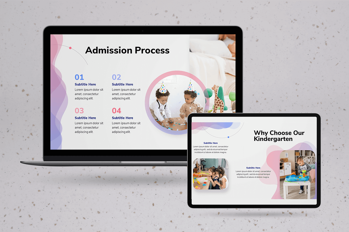 Kindergarten PowerPoint Presentation, a Presentation Template by Flat Icons (Photo 6 of 6)