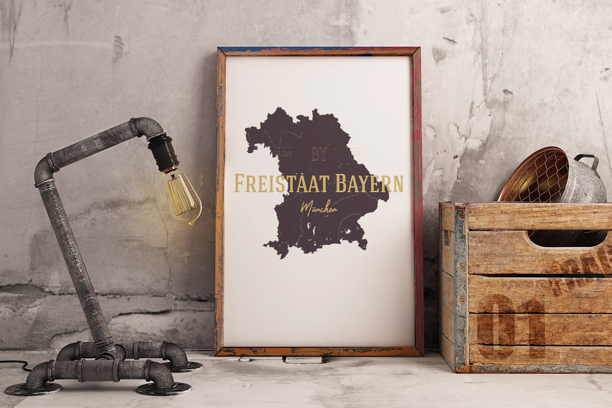 16 German states Maps, an Illustration by MaximGertsen (Photo 6 of 6)