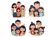 Prompt Faimly Clipart, a Decorative Illustration by Creative design (Thumbnail 4 of 7)