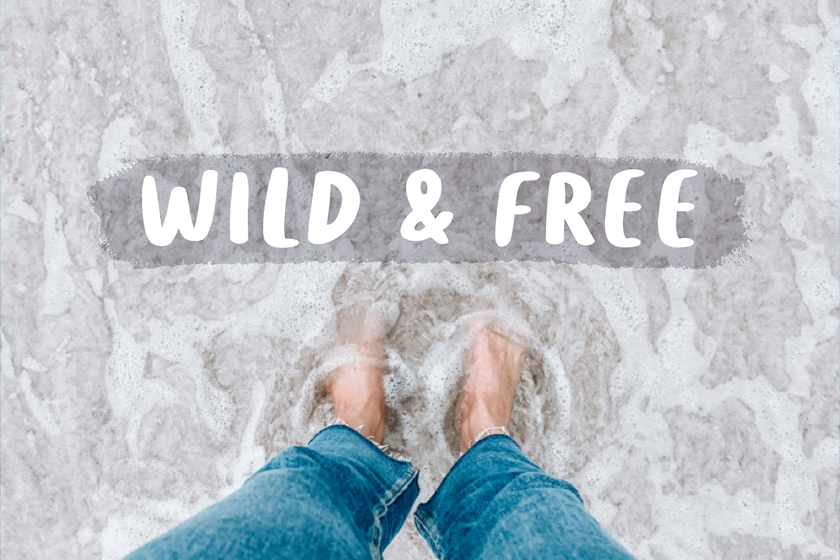 Chunky Monkey | Handwritten Font, a Font by Faber Co. (Photo 5 of 6)