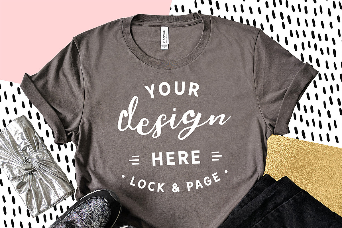 Bella Canvas 3001 Graphic Mockups, a Shirt Mockup by lock and page (Photo 22 of 65)