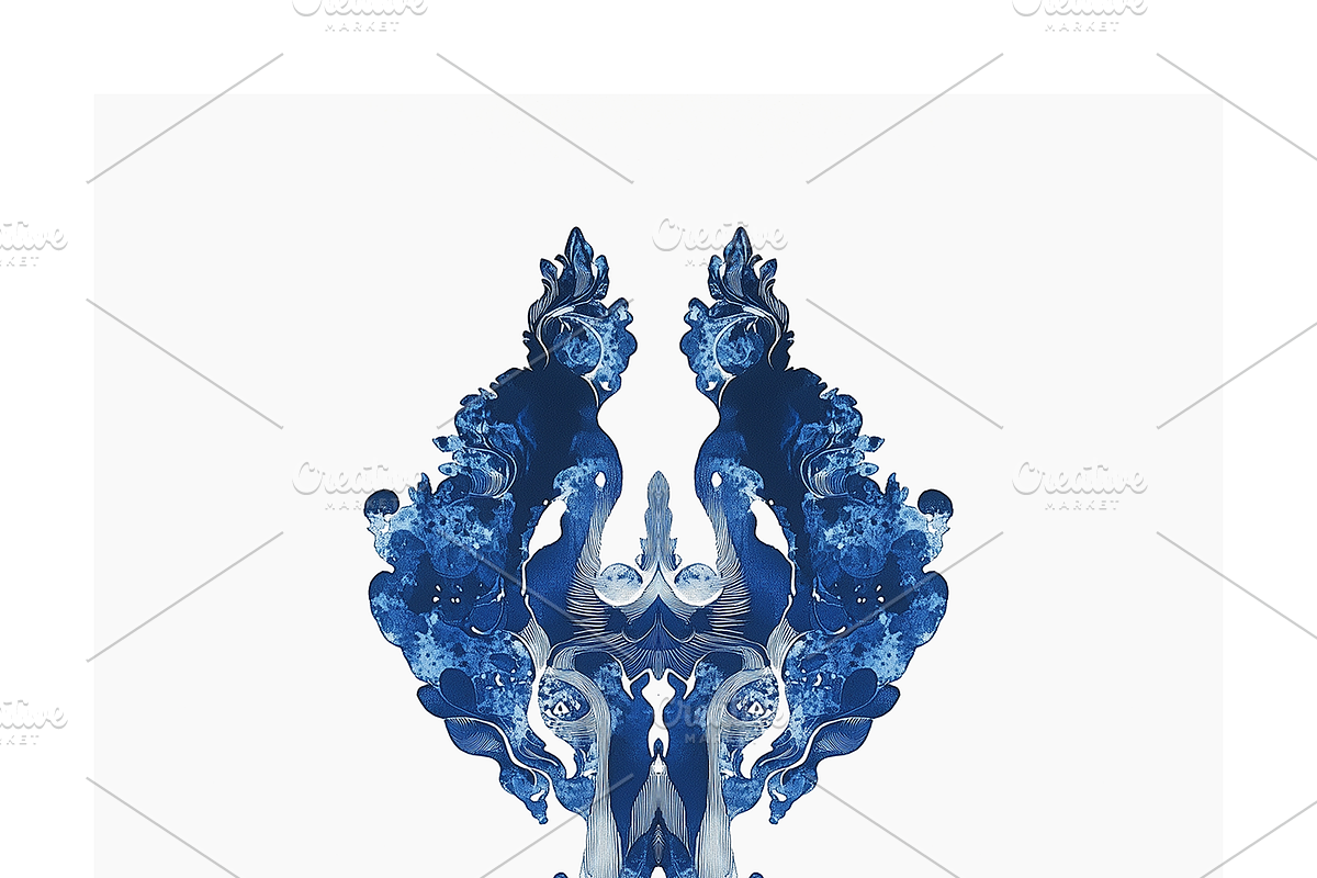 Tona Co. Totemic Cyanotype Inkblots, an Animal Illustration by milatovar (Photo 12 of 19)