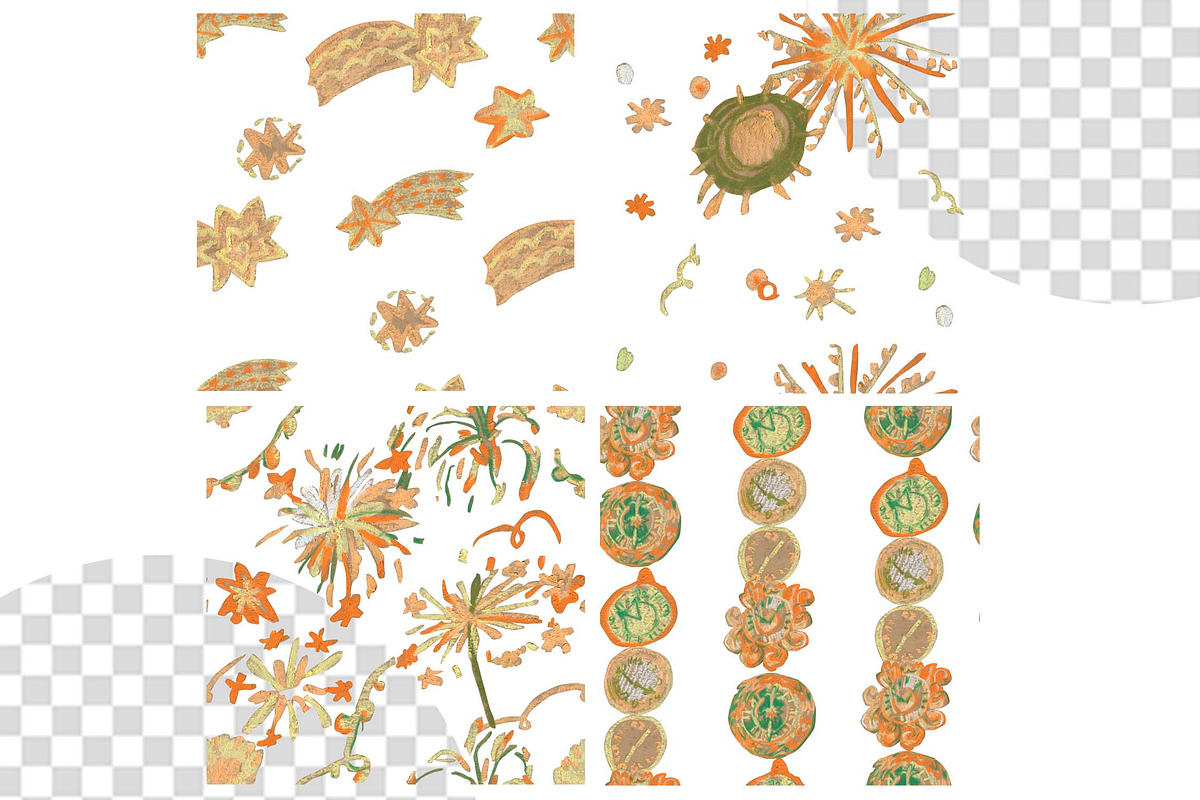 Wax Crayons Starlight Night Seamless, a Pattern Graphic by Lucyinyourheart (Photo 4 of 10)