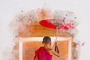 Soft Brush Watercolor Photo Effect, an Action Add-On by liptouse (Thumbnail 9 of 11)