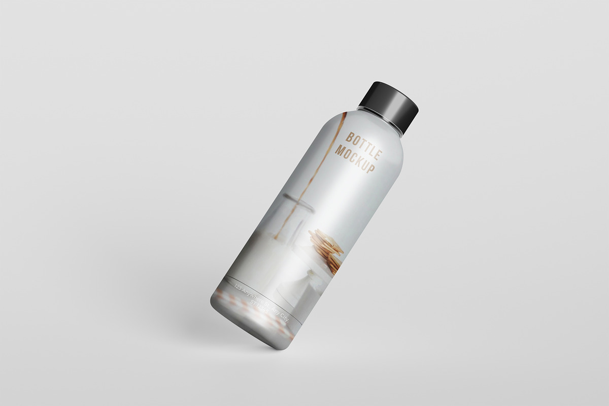 bottle mockup, a Packaging Mockup by kebunmockup (Photo 4 of 5)
