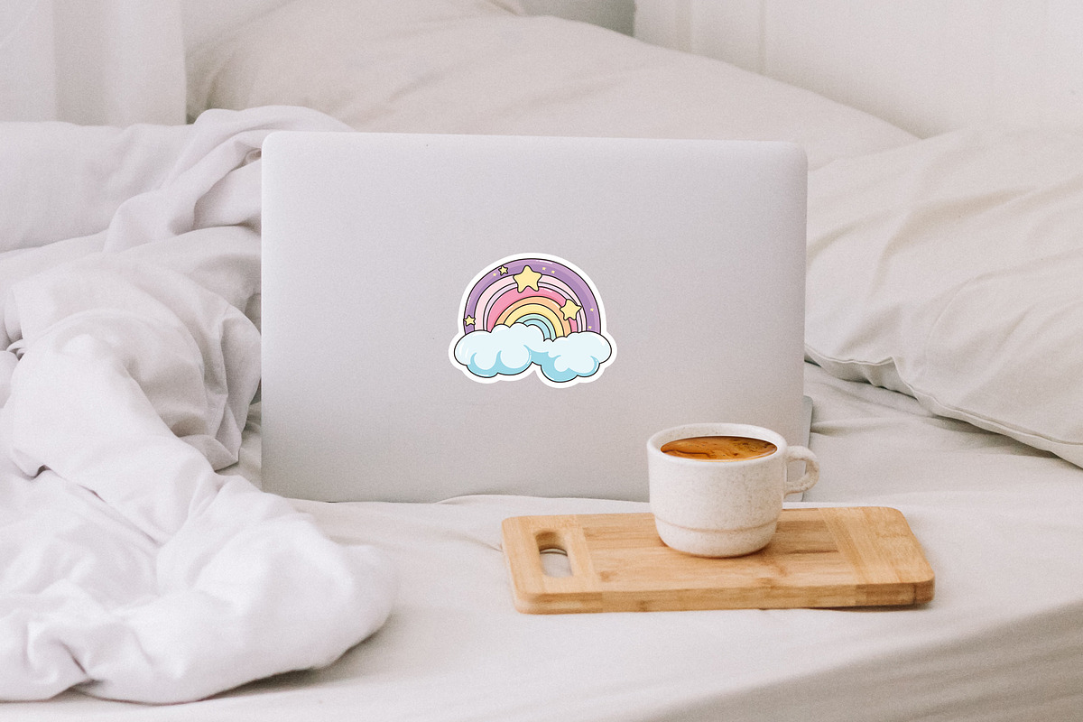 Rainbows Sticker Pack, an Object Graphic by natalisart (Photo 4 of 5)