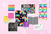 Psychedelic Halloween Pattern Set, a Pattern Graphic by Rxmi Studio (Thumbnail 2 of 10)