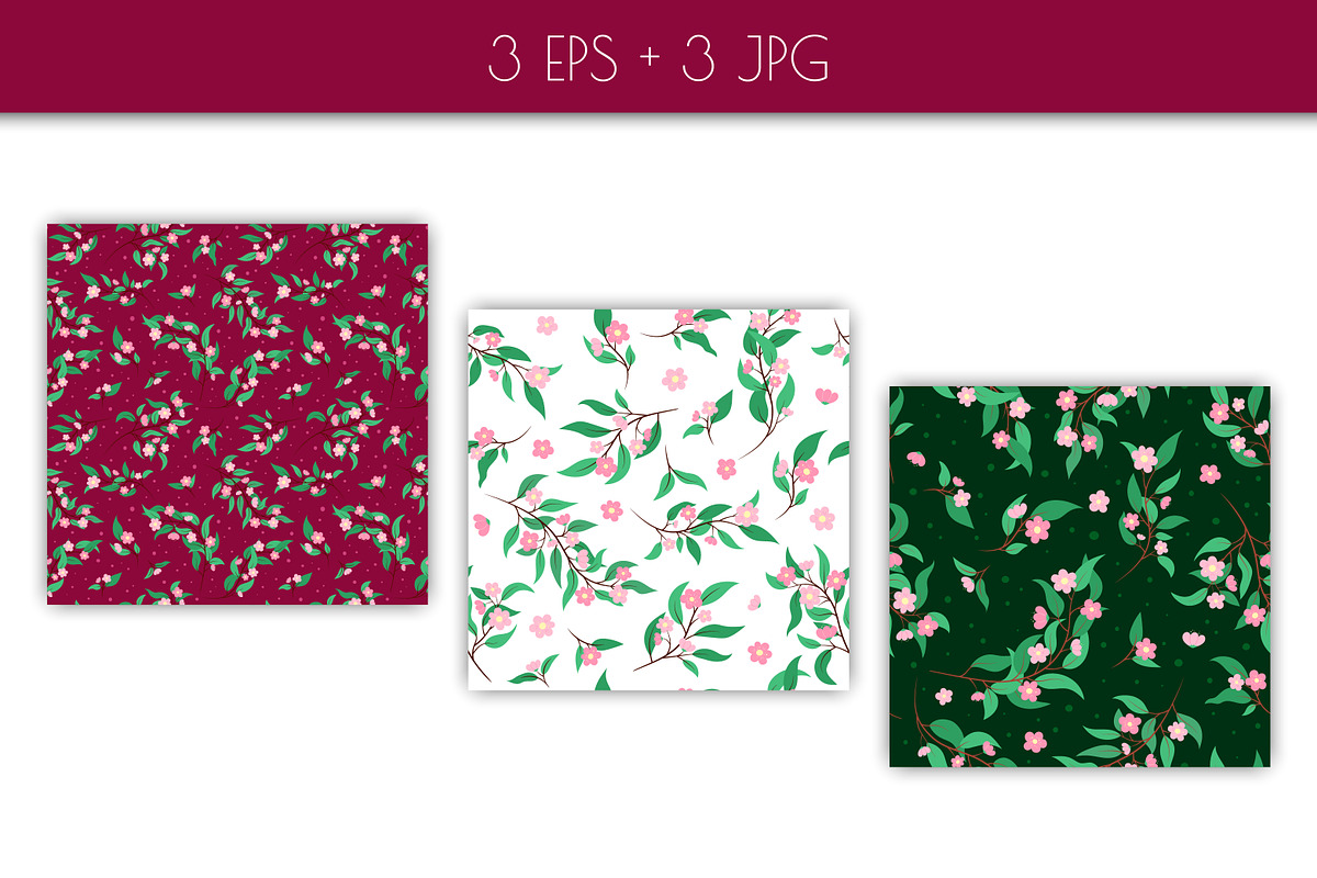 Cute Flowers | Floral Collection EPS, a Decorative Illustration by AnnaViolet_store (Photo 5 of 5)