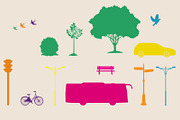 City Elements Illustration, an Illustration by IB (Thumbnail 2 of 2)