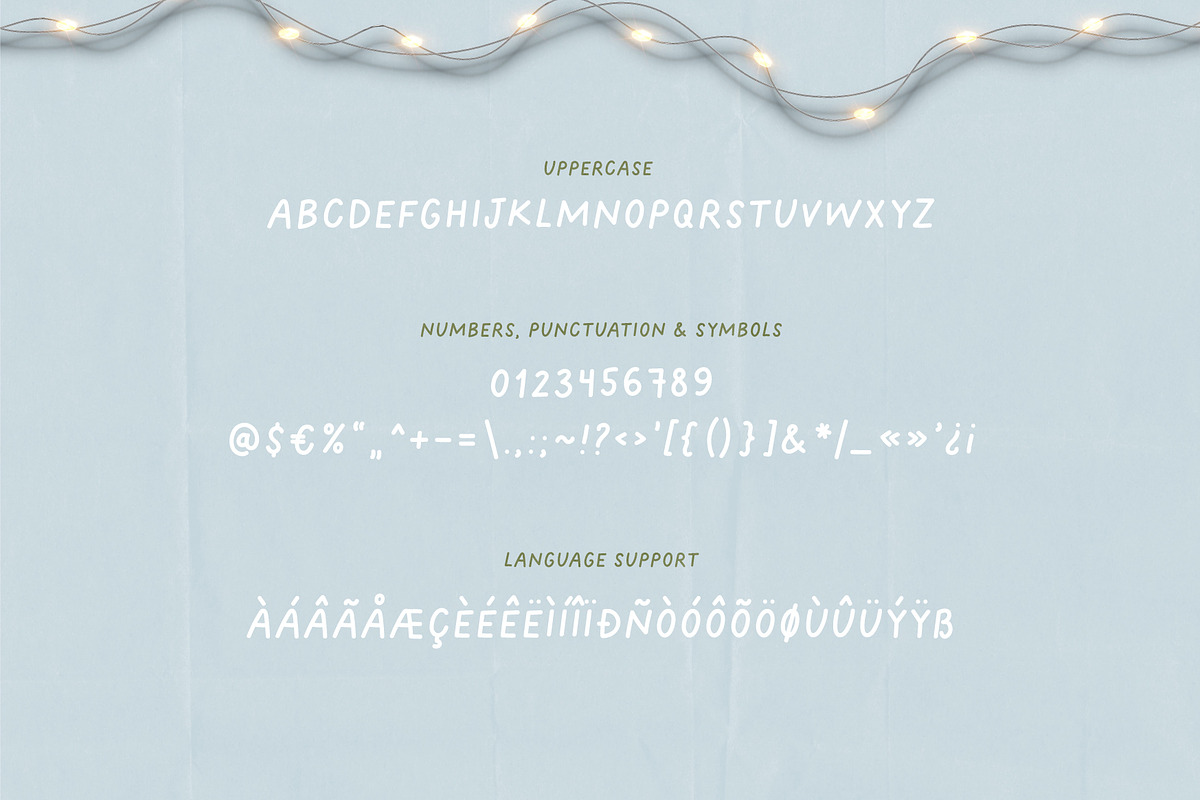 First snow | Handwritten font, a Script Font by JuliaVolkova (Photo 4 of 7)