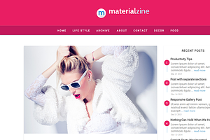 Material Design Blogger Template