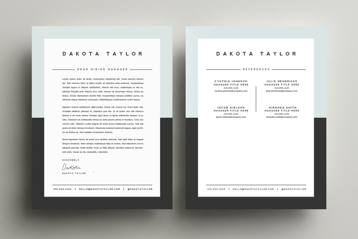 Resume Template 4 Pack | CV Template, a Resume Template by Refinery Resume Co. (Photo 3 of 3)