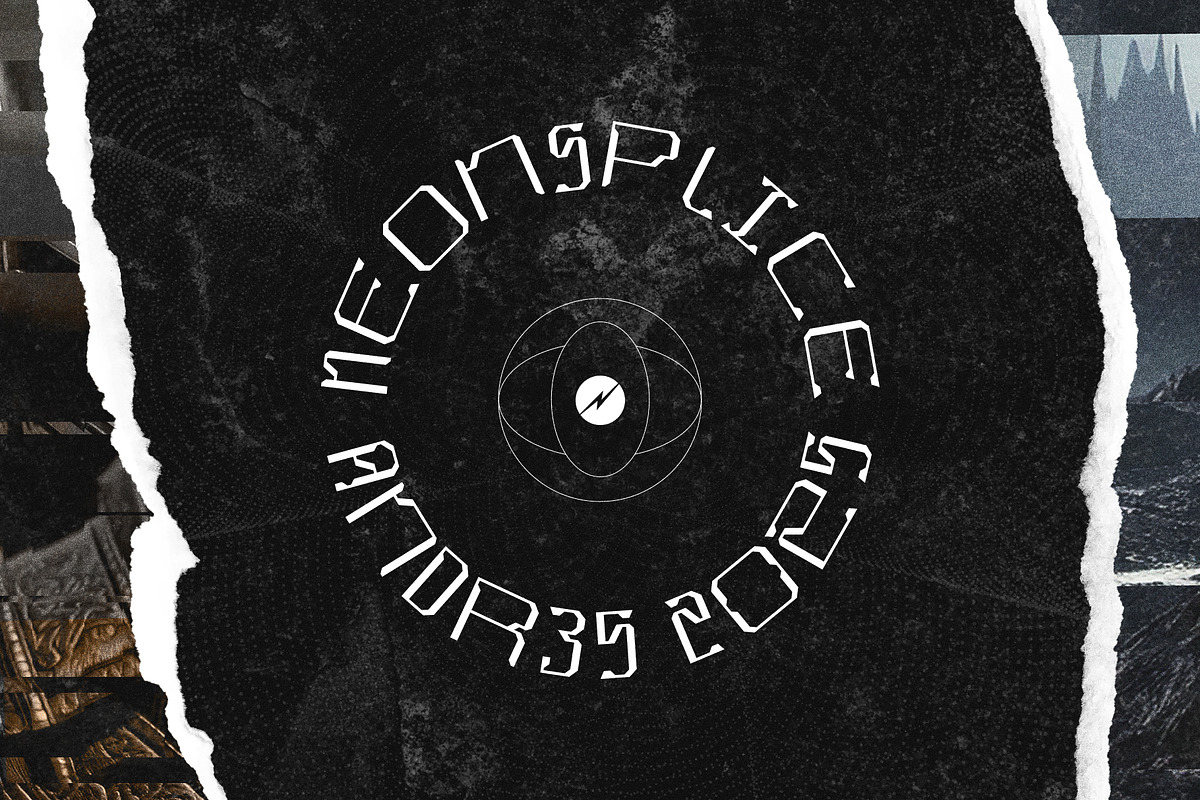 NeonSplice Futuristic Font, a Sans Serif Font by ANDR35 (Photo 7 of 7)