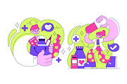 5 Pharmacist Vector Illustration, a Healthcare Illustration by denayunebgt (Thumbnail 2 of 3)