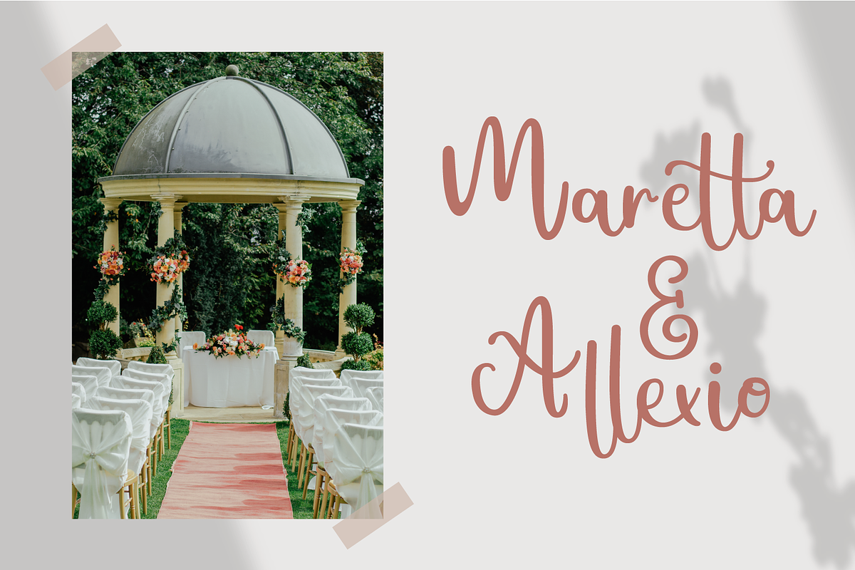 Christin | Wedding Script Font, a Script Font by Suntype | Sunshine Std (Photo 5 of 9)
