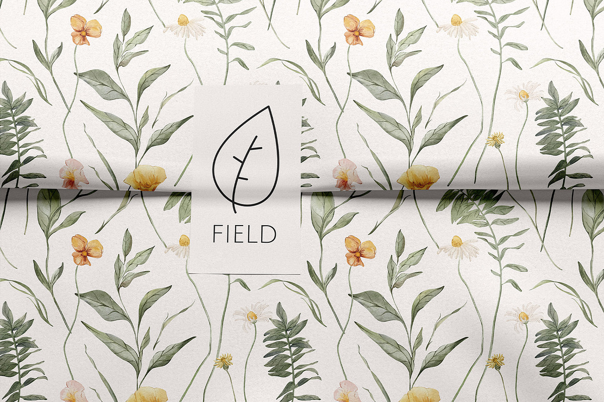 FIELD watercolor wildflowers, a Decorative Illustration by Yuliia Lashevska (Photo 9 of 13)