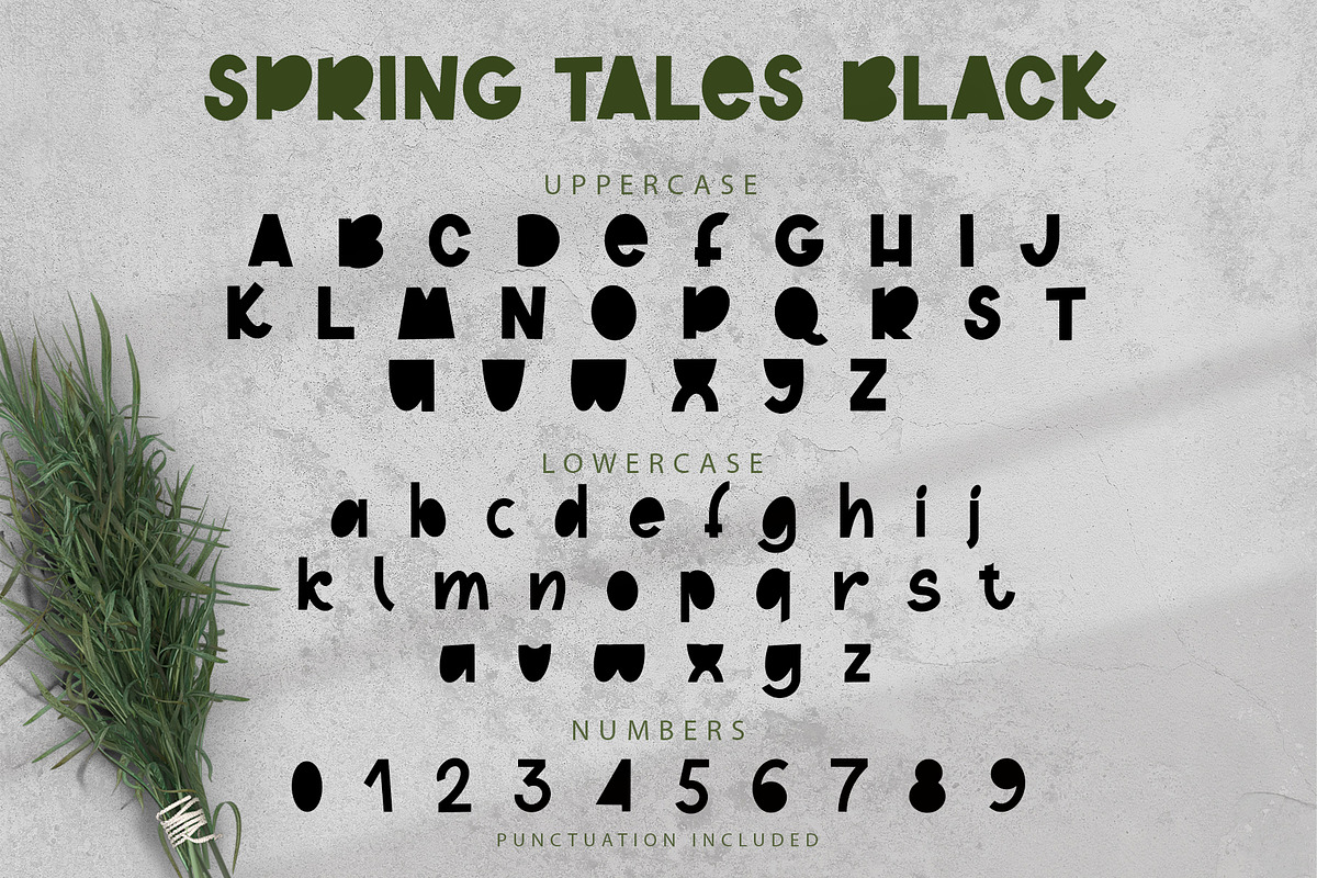Spring Tales | Folk Art Font, a Symbol Font by Kandella's Art (Photo 3 of 15)