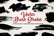 Vector Brush Strokes, an Object Graphic by Giordano Aita Graphics (Thumbnail 1 of 3)