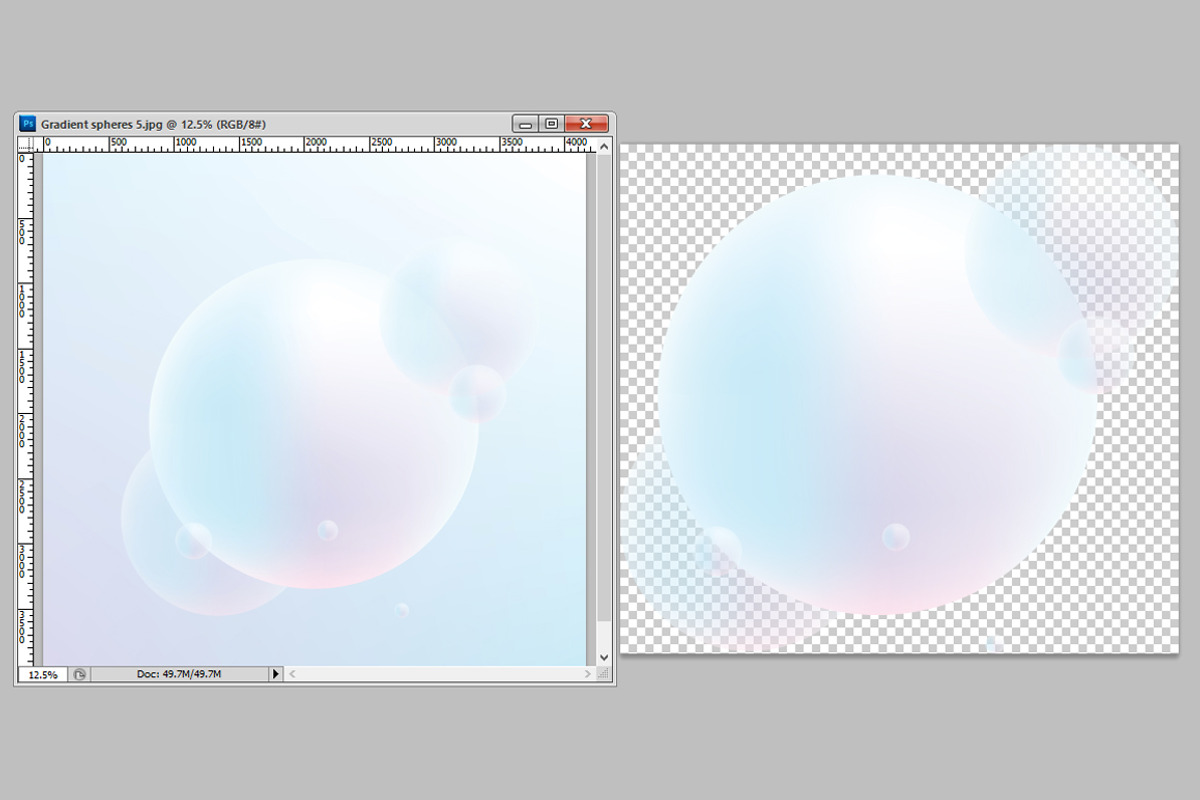 Gradient Spheres Collection