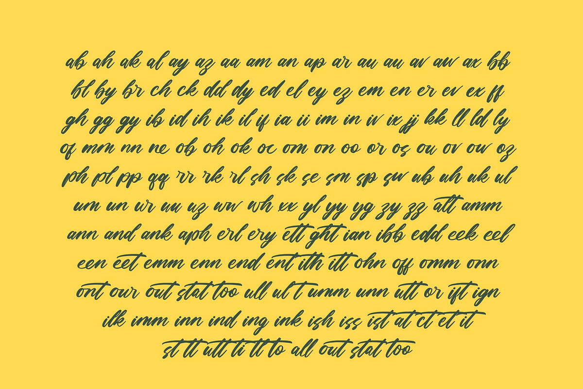 Stylish Rackets - Beautiful Handwrit, a Script Font by Letterena Studios Script (Photo 15 of 15)