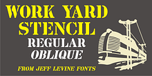 Work Yard Stencil JNL