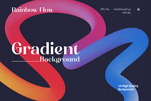 Rainbow Flow Gradient Background