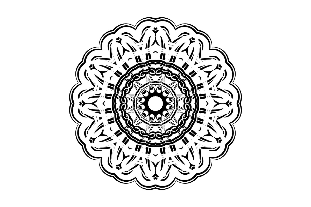 Decorative Mandala Digital Art Pack, a Decorative Illustration by NJ Himel (Photo 30 of 101)