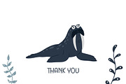 Sea Life clipart & pattern, an Animal Illustration by tamatus_art (Thumbnail 9 of 9)