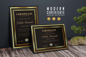 410. Modern Certificate Template