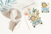 Safari Baby Animals Watercolor, an Animal Illustration by Cat In Colour (Thumbnail 10 of 11)