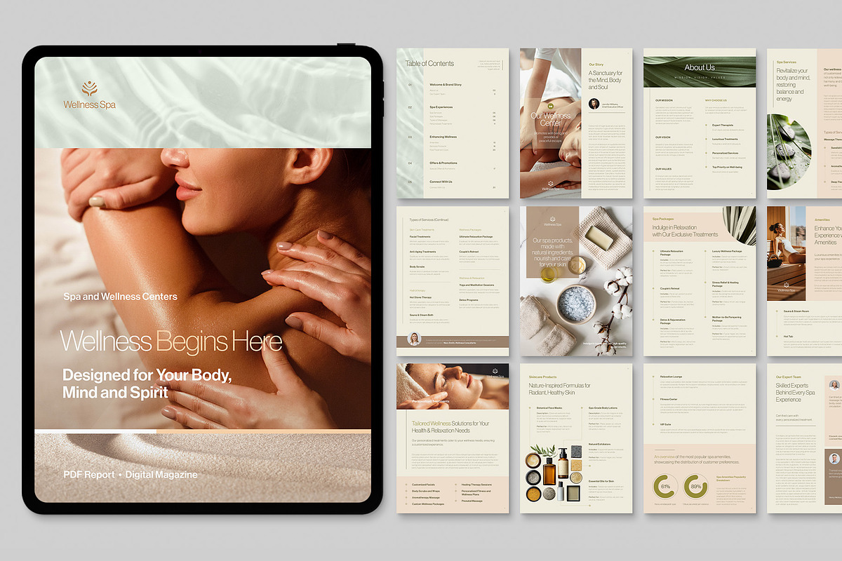 Spa & Wellness eBook Brochure, a Brochure Template by BrandPacks (Photo 6 of 6)