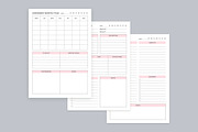 5 Study Planning Pages Set V-18, a Stationery Template by shahsoft (Thumbnail 2 of 3)
