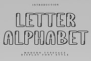 Letter Alphabet, a Script Font by InermediaSTUDIO (Thumbnail 1 of 8)