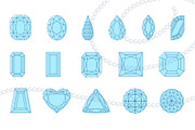 Gems brushset Procreate, a Brush Add-On by byJuliaKors (Thumbnail 2 of 3)