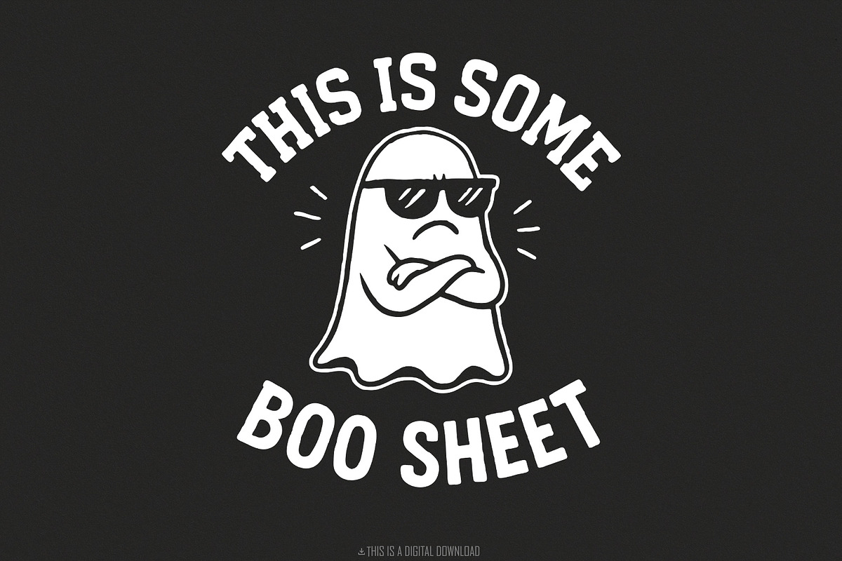 Funny Halloween png, Ghost png, an Illustration by SharpMarketplace (Photo 1 of 5)