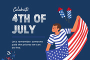 Fox Patriotic font, a Handwritten Font by Fox7 By Rattana (Thumbnail 2 of 6)