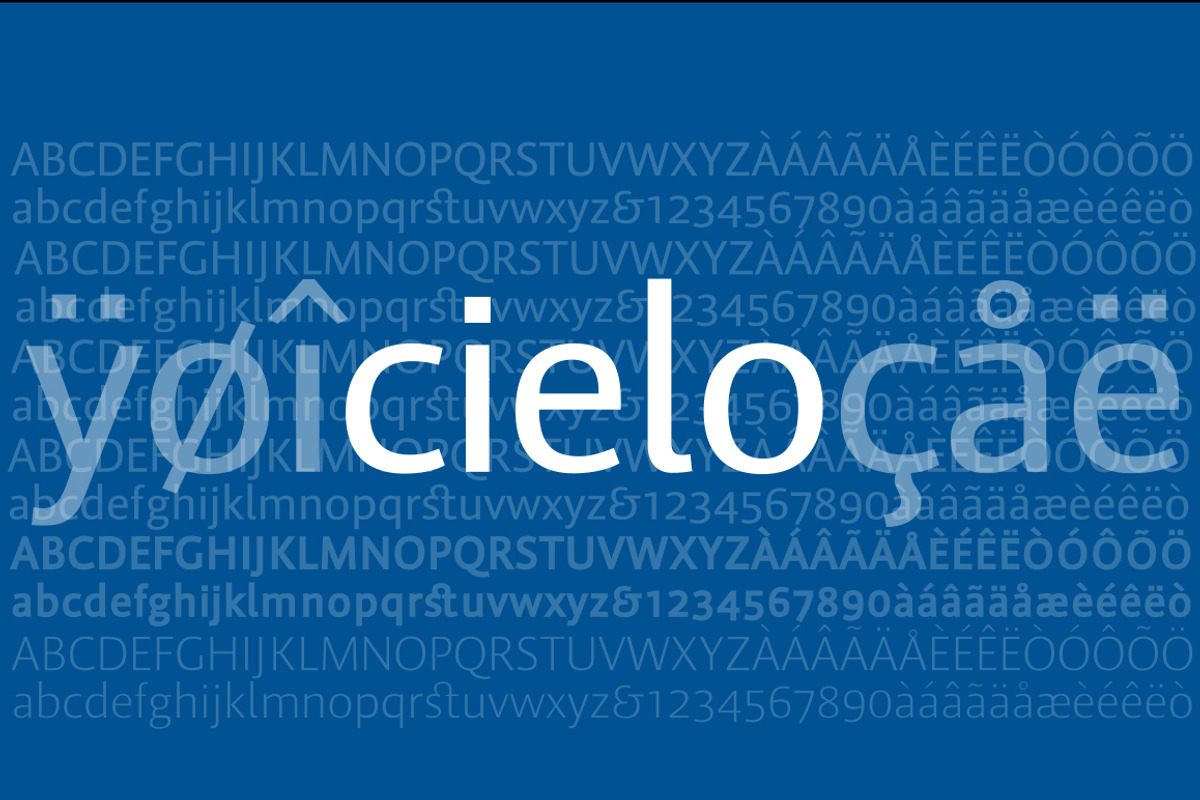 Cielo Font Family - in Opentype preview 3