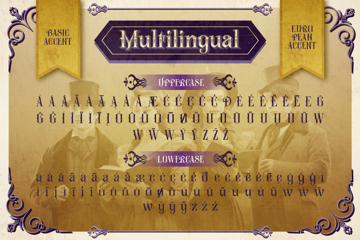 Valortha - Classic Victorian, a Serif Font by Burntilldead (Photo 10 of 11)