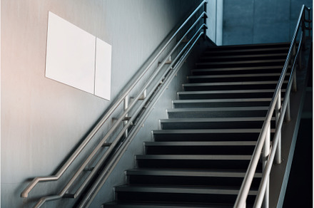 Emergency staircase. Generate Ai, an Architecture Photo by Ylivdesign