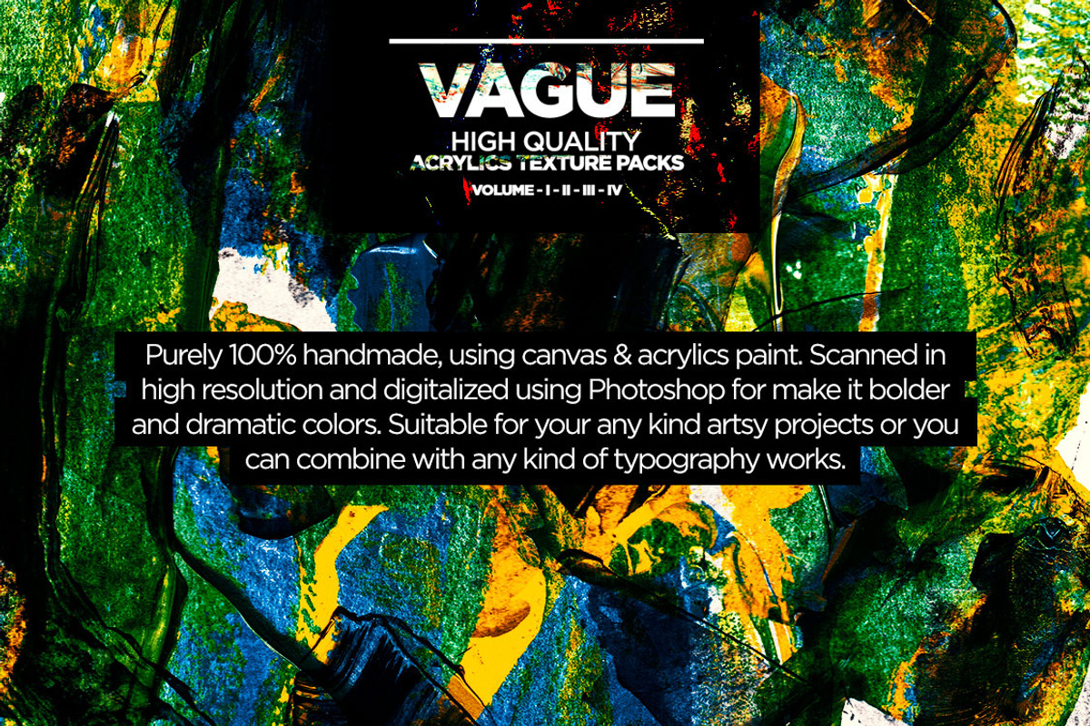 Vague 49 Acrylics Textures Packs, a Pattern Graphic by nicholasasmita (Photo 4 of 51)