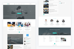 Spoke — Blog PSD Template